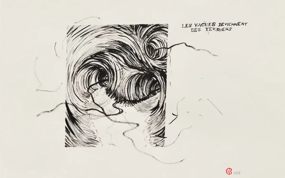Preparatory drawings for “Shipwrecks”.